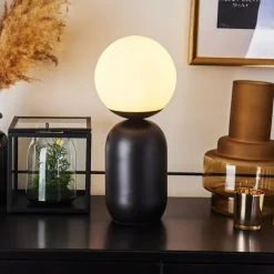 Lampe de table Alolas Gris, 1 lumière