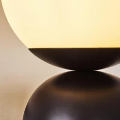 Lampe de table Alolas Gris, 1 lumière