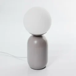 Lampe de table Alolas Gris, 1 lumière