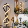 Lampe de table Alvarim LED Noir, 1 lumière