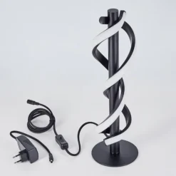 Lampe de table Alvarim LED Noir, 1 lumière
