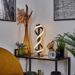 Lampe de table Alvarim LED Noir, 1 lumière