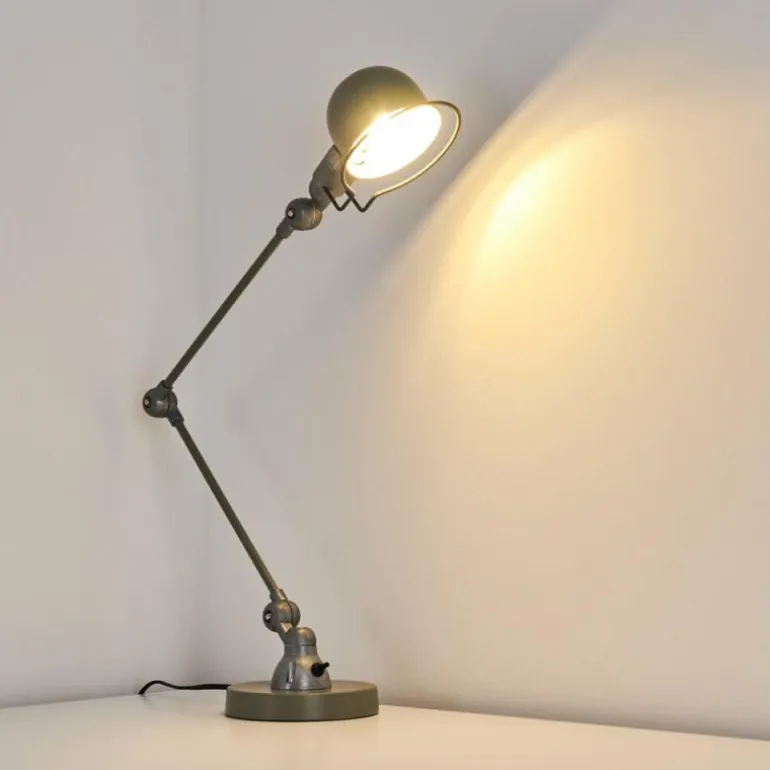 Lampe de table Arild Vert, Argenté, 1 lumière