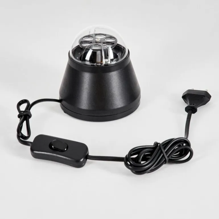 Lampe de table Atabueira LED Noir, 1 lumière, Changeur de couleurs