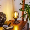 Lampe de table Barnegat Noir, 1 lumière