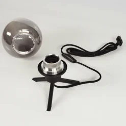 Lampe de table Barnegat Noir, 1 lumière