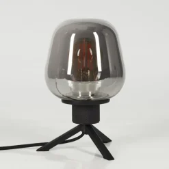 Lampe de table Barnegat Noir, 1 lumière