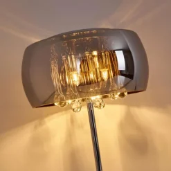 Lampe de table Blacklick Chrome, 3 lumières