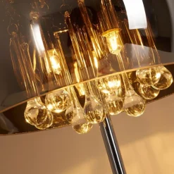 Lampe de table Blacklick Chrome, 3 lumières