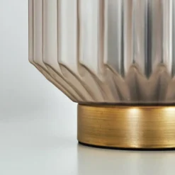 Lampe de table Briel Laiton, 1 lumière