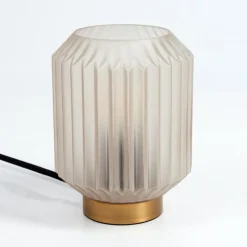 Lampe de table Briel Laiton, 1 lumière