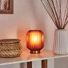 Lampe de table Briel Laiton, 1 lumière