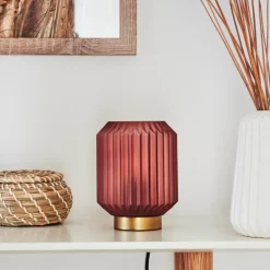 Lampe de table Briel Laiton, 1 lumière
