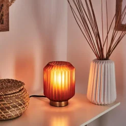 Lampe de table Briel Laiton, 1 lumière