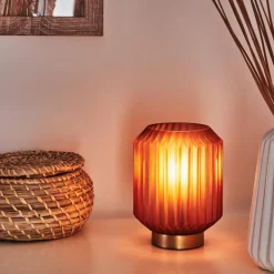 Lampe de table Briel Laiton, 1 lumière