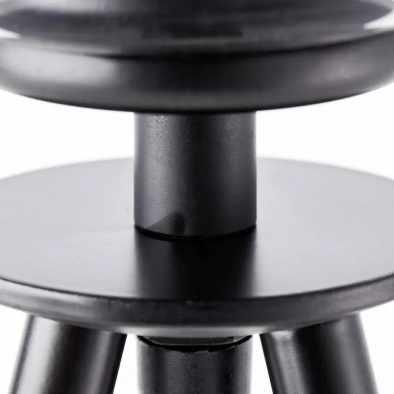 Lampe de table Brilliant AFTON Noir, Transparent, 2 lumières