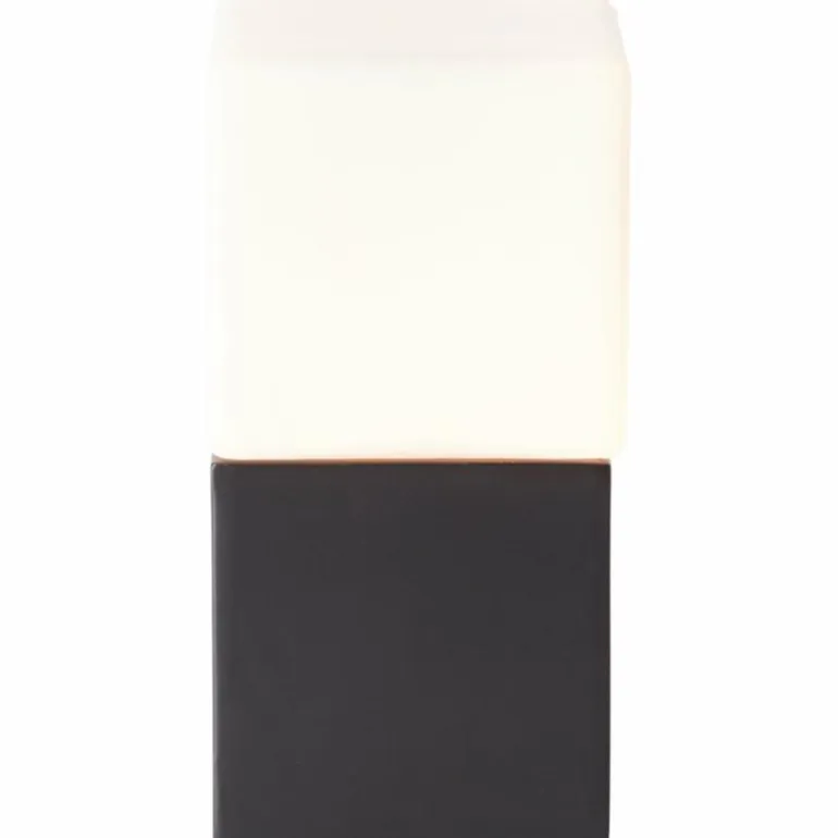Lampe de table Brilliant Twisty Noir, 1 lumière