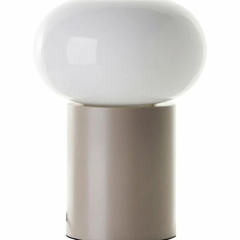 Lampe de table Brilliant Daeny Brun, Gris, 1 lumière