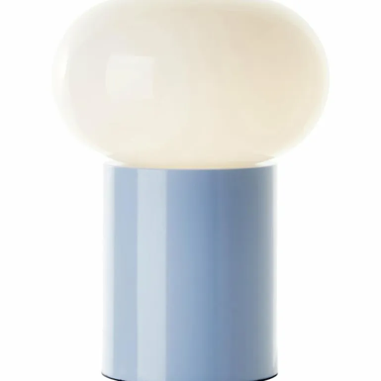 Lampe de table Brilliant Daeny Bleu, 1 lumière