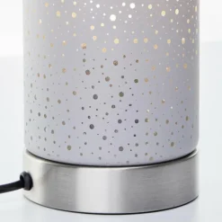 Lampe de table Brilliant Scarlett Argenté, 1 lumière