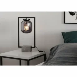 Lampe de table By Rydens Dixton Noir, 1 lumière