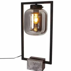 Lampe de table By Rydens Dixton Noir, 1 lumière