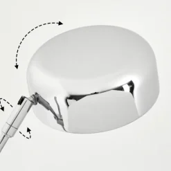 Lampe de table Camori Chrome, 1 lumière
