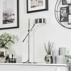Lampe de table Camori Chrome, 1 lumière