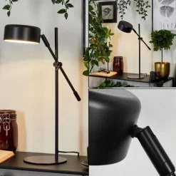 Lampe de table Camori Noir, 1 lumière