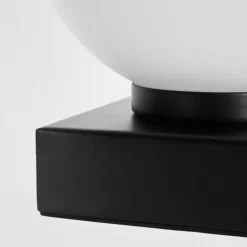 Lampe de table Chamouscady Noir, 1 lumière