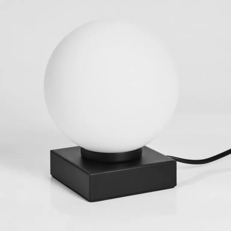Lampe de table Chamouscady Noir, 1 lumière