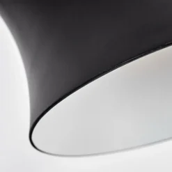 Lampe de table Corralcay Chrome, Noir, 1 lumière
