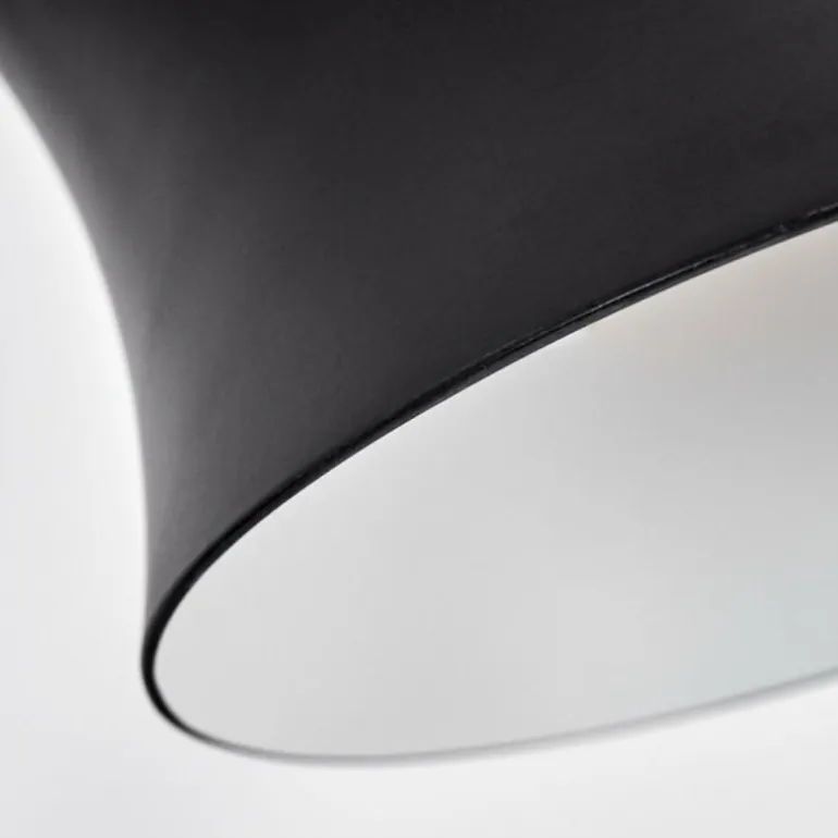 Lampe de table Corralcay Chrome, Noir, 1 lumière