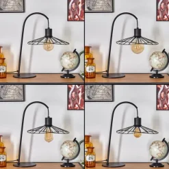 Lampe de table Daesi Noir, 1 lumière