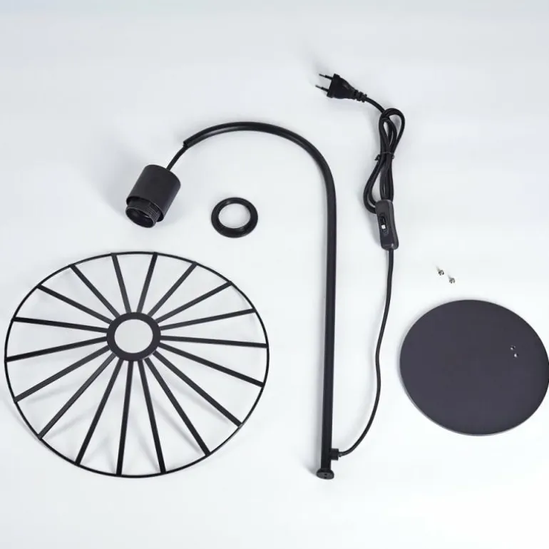 Lampe de table Daesi Noir, 1 lumière