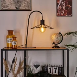 Lampe de table Daesi Noir, 1 lumière