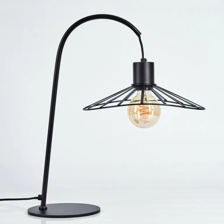 Lampe de table Daesi Noir, 1 lumière