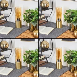 Lampe de table Dulcita Laiton, 1 lumière