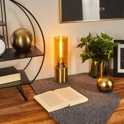 Lampe de table Dulcita Laiton, 1 lumière