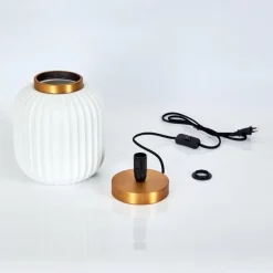 Lampe de table Dyce Laiton, 1 lumière