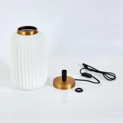 Lampe de table Dyce Laiton, 1 lumière
