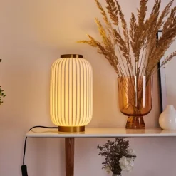 Lampe de table Dyce Laiton, 1 lumière
