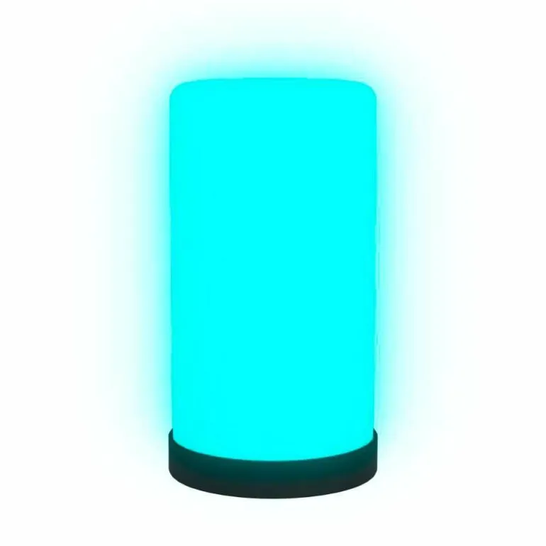 Lampe de table Eglo RGBIC LED Noir, 1 lumière, Changeur de couleurs