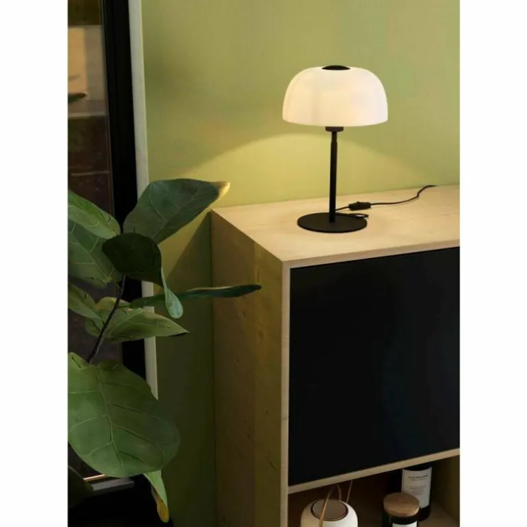 Lampe de table Eglo SOLO Noir, 1 lumière