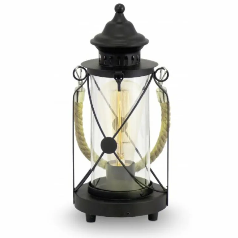 Lampe de table Eglo VINTAGE Noir, 1 lumière