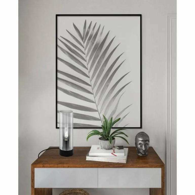 Lampe de table Eglo-Leuchten DAMASCO Noir, 1 lumière