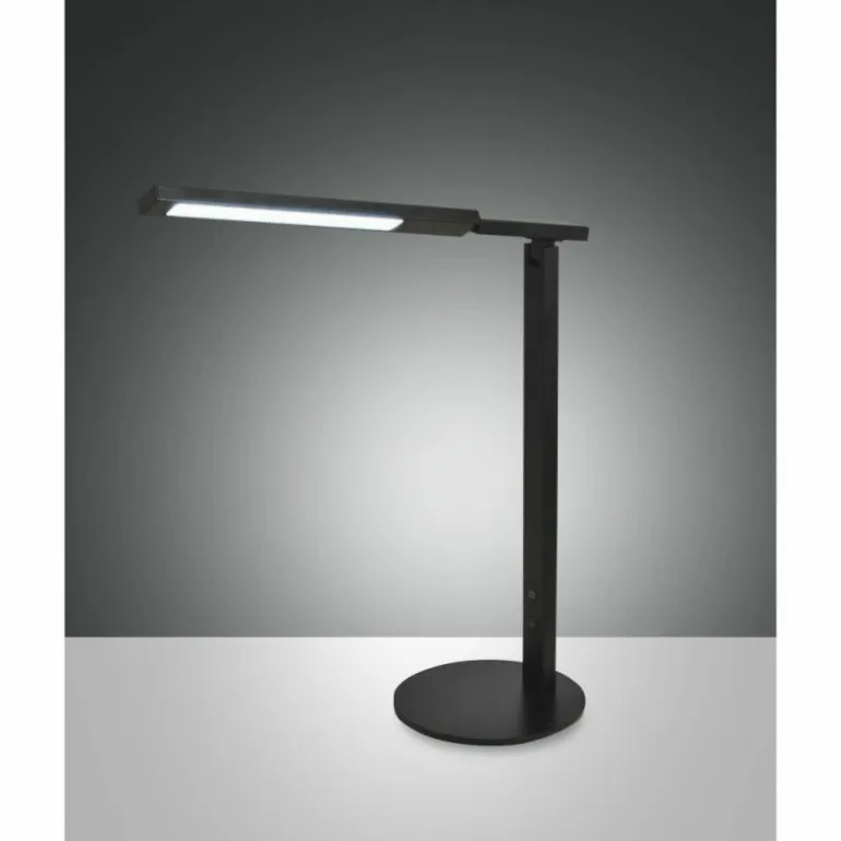 Lampe de table Fabas Luce Ideal LED Noir, 1 lumière