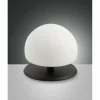 Lampe de table Fabas Luce Morgana LED Noir, 1 lumière