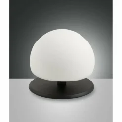 Lampe de table Fabas Luce Morgana LED Noir, 1 lumière