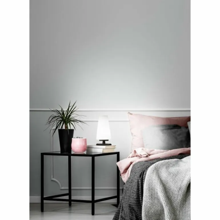 Lampe de table Fabas Luce Milady LED Noir, 1 lumière